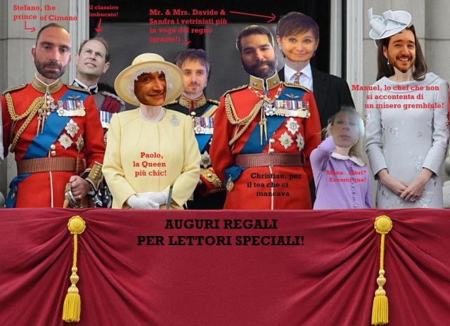 Royal family at Buckingham Palace